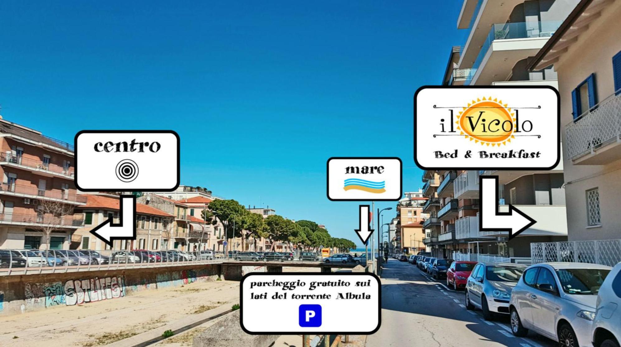 Bed & Breakfast Il Vicolo San Benedetto del Tronto Kültér fotó